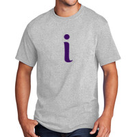 Adult T Shirt Short Sleeve_R10, Inspire "I"_Purple