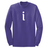 Adult Long Sleeve T Shirt, Inspire "I"_White