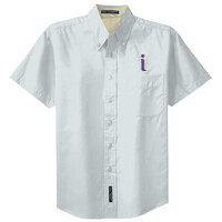 Adult Short Sleeve Easy Care Shirt, Inspire "I"_Purple