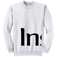 Adult Classic Crewneck Sweatshirt, Inspire_Black/LightPurple