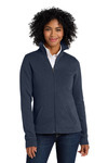Ladies Slub Fleece Full Zip Jacket
